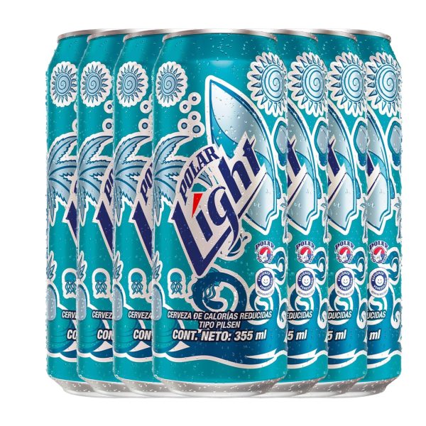 Cerveza Polar Light Lata 355ML x 24 Unidades