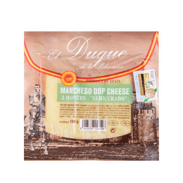 El Duque Semicurado Manchego Dop Cheese 150G