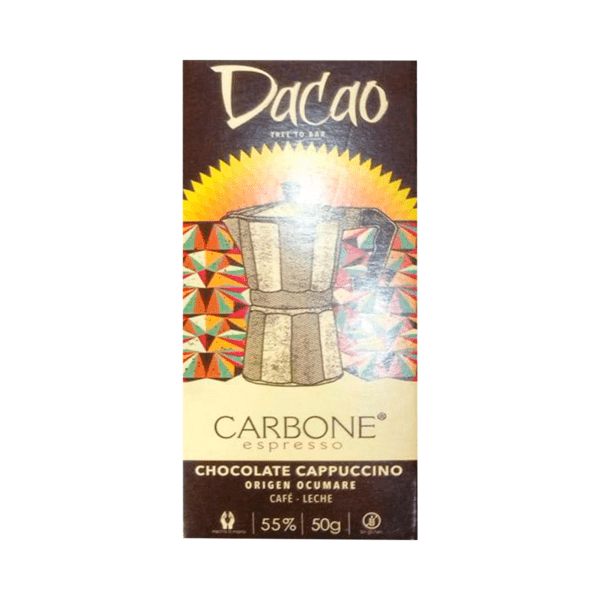 Dacao Chocolate Cappuccino Carbone 50G