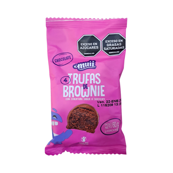 Muii Trufas de Brownie Chocolate 60G