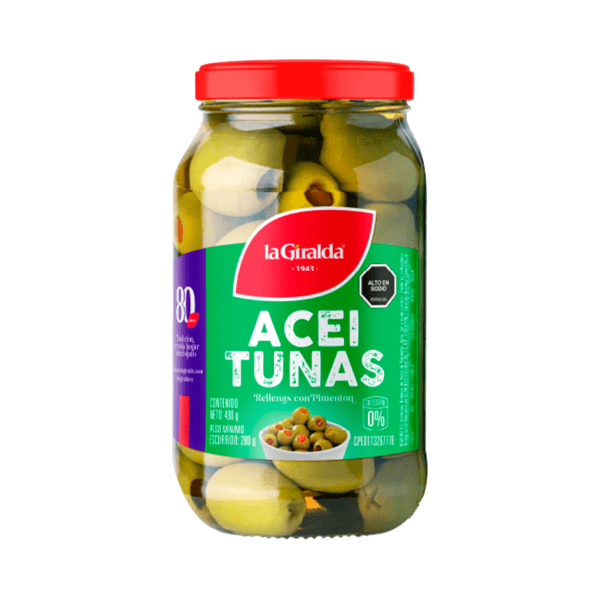 La Giralda Aceitunas Rellenas con Pimentón 500G