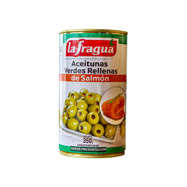 La Fragua Aceitunas Verdes Rellenas de Salmon 350G