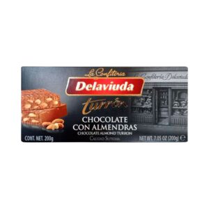 Delaviuda Turron Chocolate con Alemendras 200G