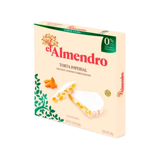 Turron El Almendro Torta Imperial Sin Azúcar 200G