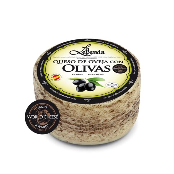 La Leyenda Queso de Oveja con Olivas 390G