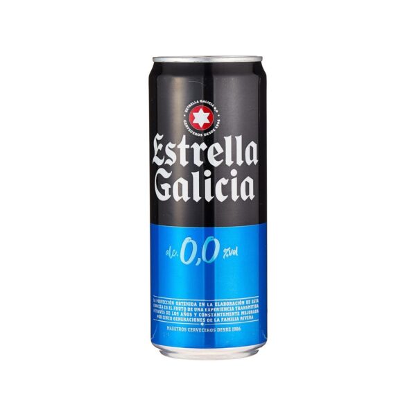 Cerveza Estrella Galicia Sin Alcohol Lata 330ML