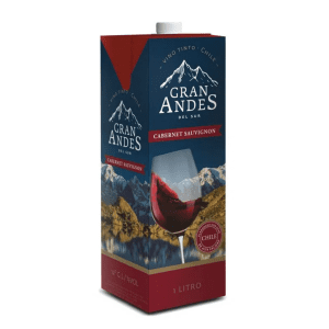 Vino Gran Andes del Sur Tetra Tinto 1L